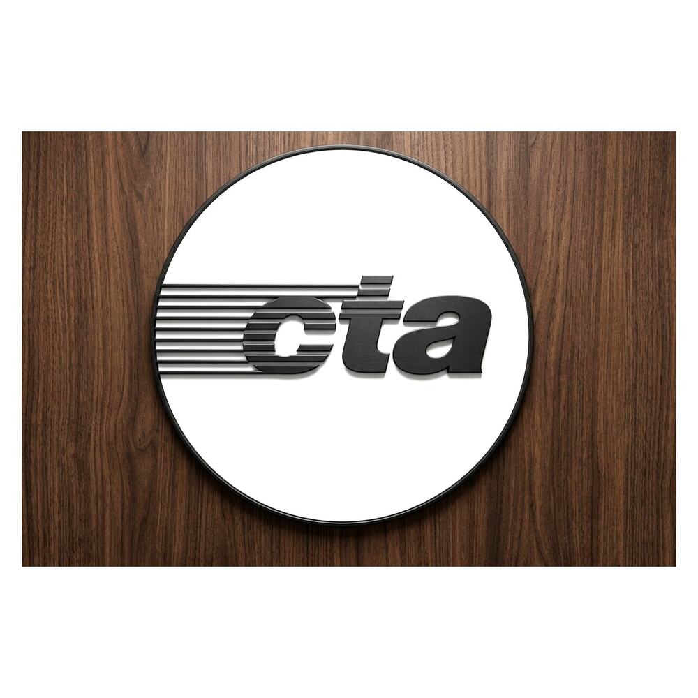 Chicago Transit Authority CTA Sign Illinois Metra Train Rail Railway Amtrak
